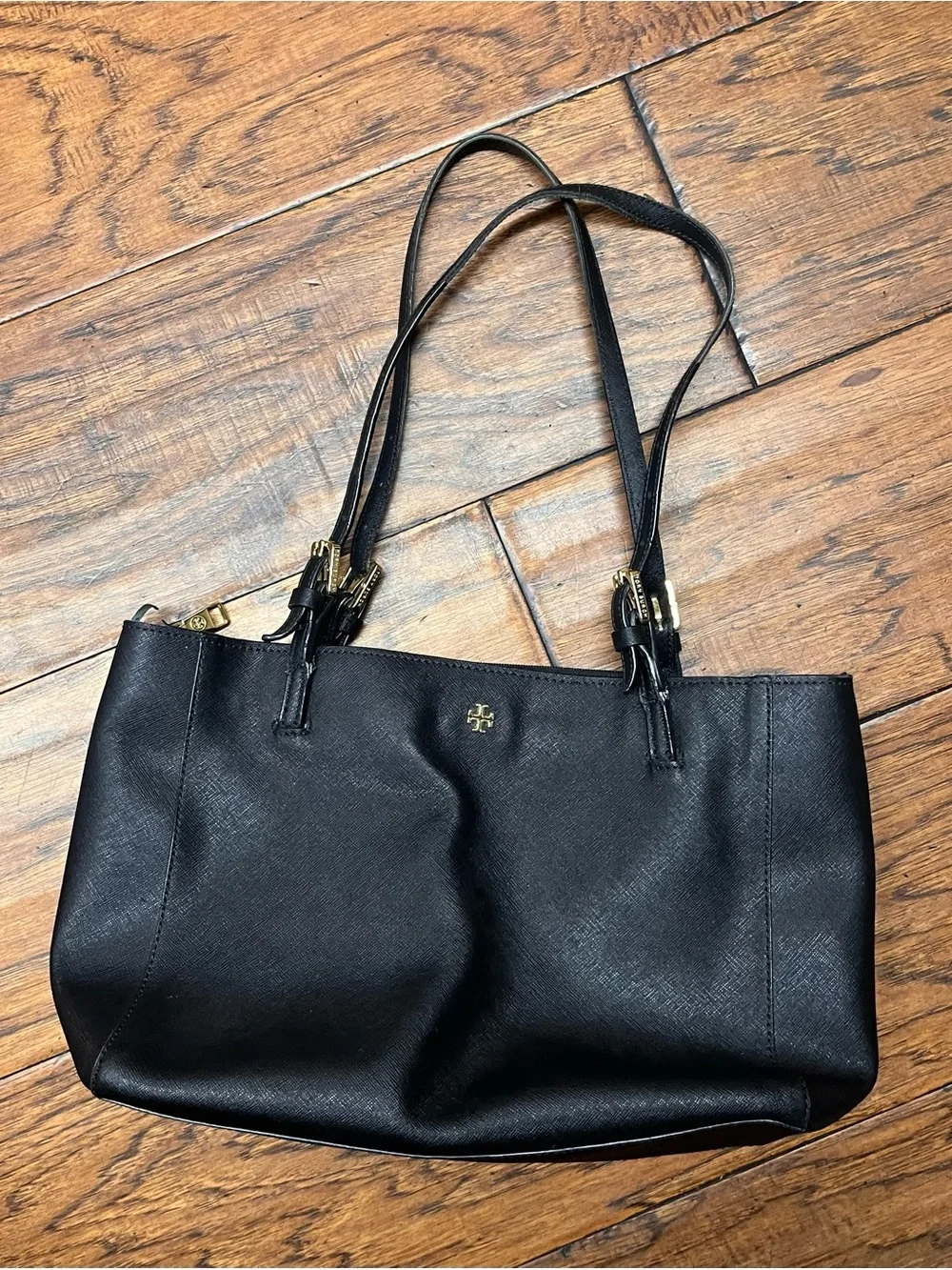 Tory Burch York buckle‎ leather tote